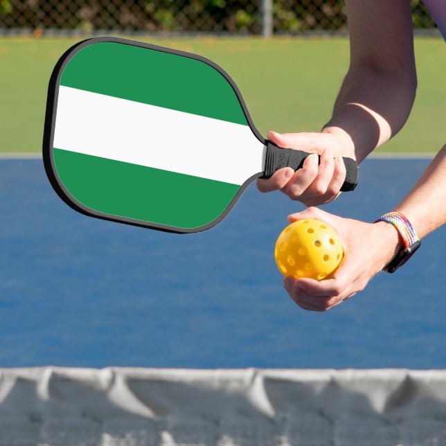 Nigeria flag pickleball paddle (Insitu)