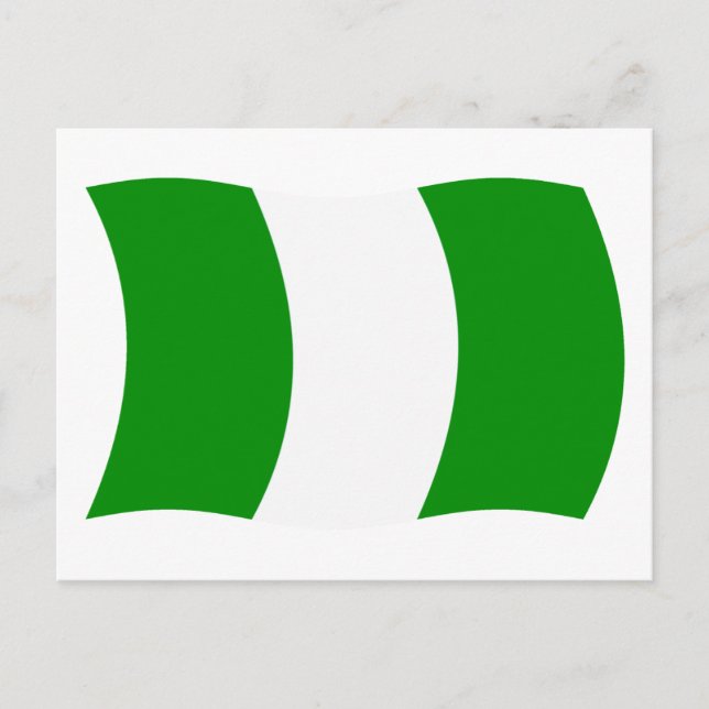 Nigeria Flag Postcard (Front)