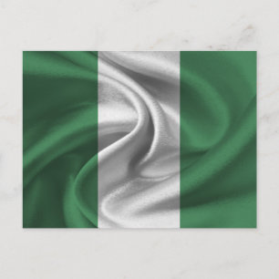 Nigeria Flag Postcard