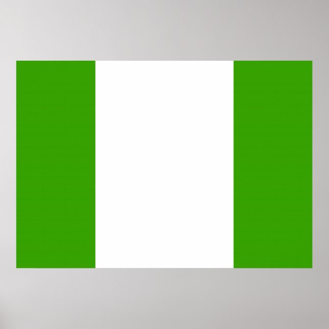 Nigeria Flag Poster (Front)