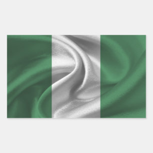 Nigeria Flag Rectangular Sticker
