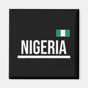 Nigeria Flag Sports Jersey Magnet