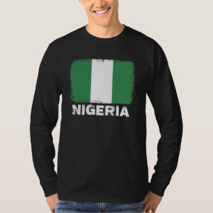 Nigeria Flag Support Nigerian People Women Men T-Shirt