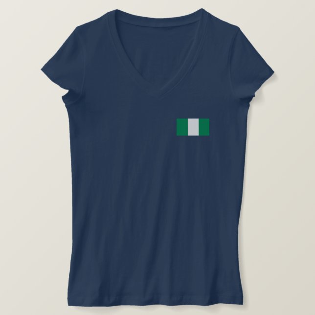 Nigeria Flag T-Shirt (Design Front)