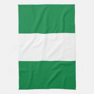 Nigeria flag tea towel
