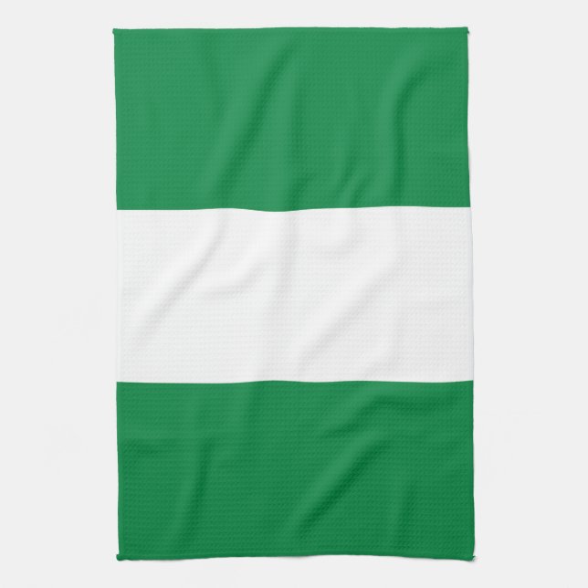 Nigeria flag tea towel (Vertical)