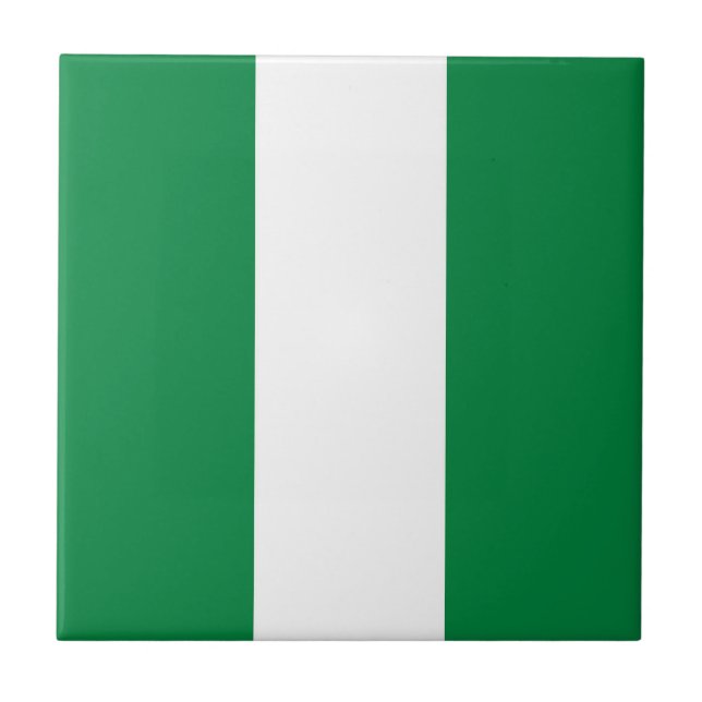 Nigeria flag tile (Front)