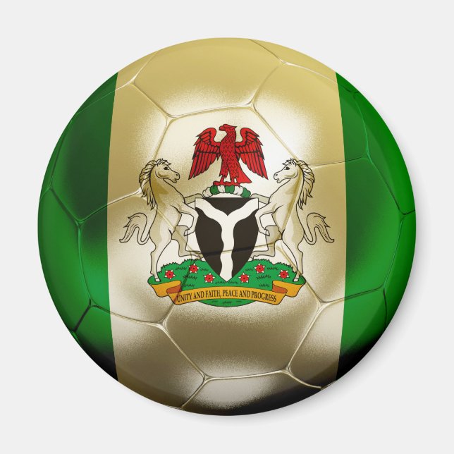 Nigeria Football Magnet (Front)