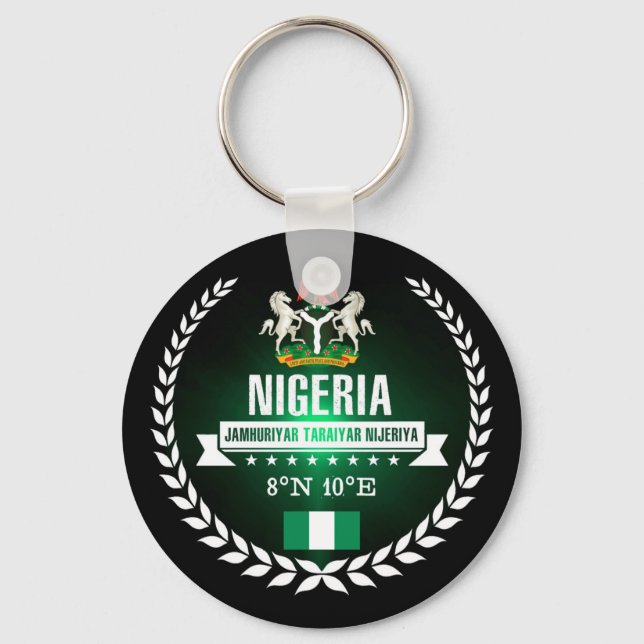 Nigeria Key Ring (Front)