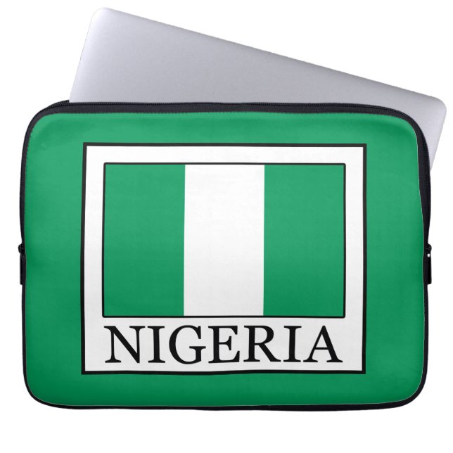 Nigeria Laptop Sleeve (Front)