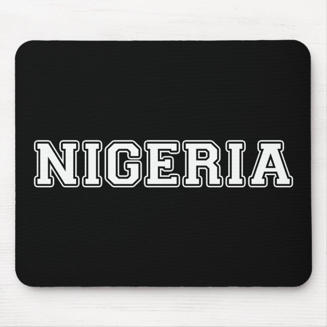Nigeria Mouse Pad (Front)