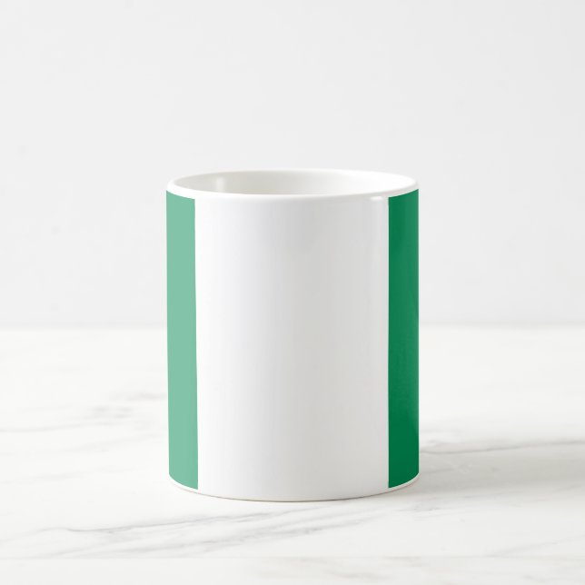 Nigeria (Nigerian) Flag Coffee Mug (Center)