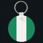 Nigeria (Nigerian) Flag Key Ring<br><div class="desc">Customisable World Flag Products - Please feel free to add your own text.</div>