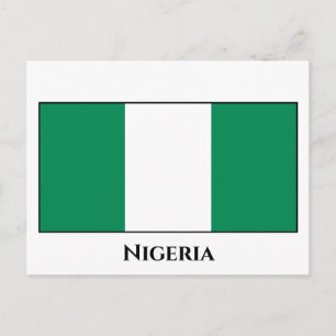 Nigeria (Nigerian) Flag Postcard