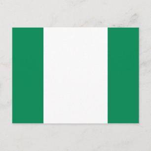 Nigeria (Nigerian) Flag Postcard