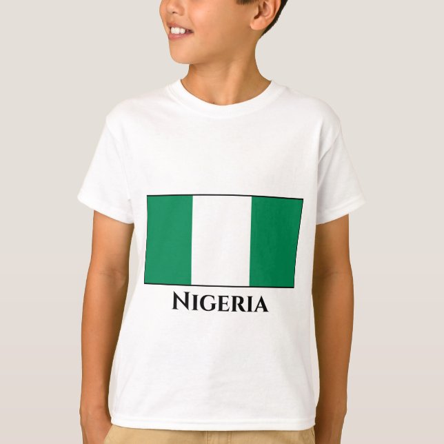 Nigeria (Nigerian) Flag T-Shirt (Front)