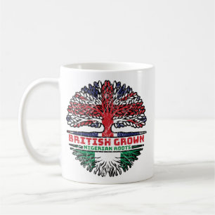 Nigeria Nigerian Uk United Kingdom British Tree Coffee Mug