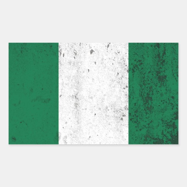 Nigeria Rectangular Sticker (Front)