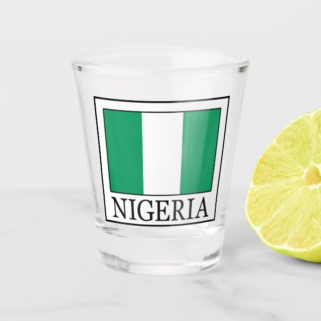 Nigeria Shot Glass (Front)