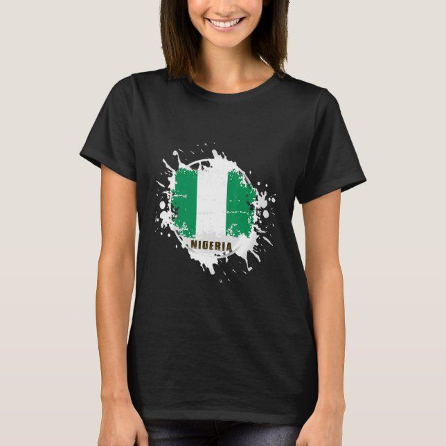 Nigeria Splash T-Shirt (Front)