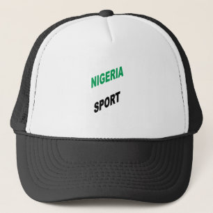 NIGERIA SPORT White Trucker Cap