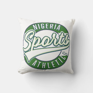 Nigeria Sports Athletic logo Cushion
