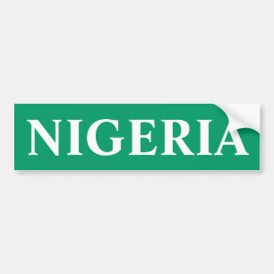 Nigeria Super Eagles Bumper Sticker