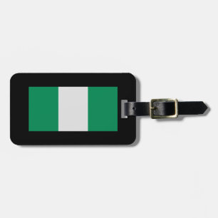 Nigeria with Nigerian Flag (West Africa) Luggage Tag