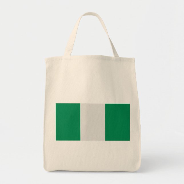 Nigeria with Nigerian Flag (West Africa) Tote Bag (Front)