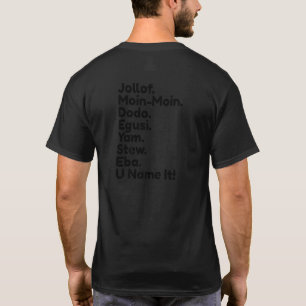 Nigerian African Foods Jollof Rice Nigeria Naija T-Shirt