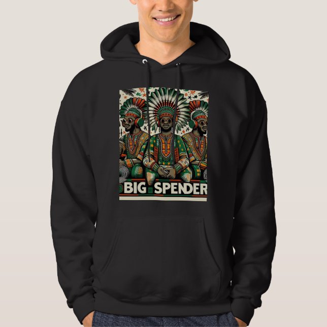 Nigerian 'Big Spender' Hoodie Collection for Men! (Front)
