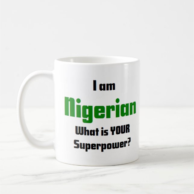 nigerian coffee mug (Left)