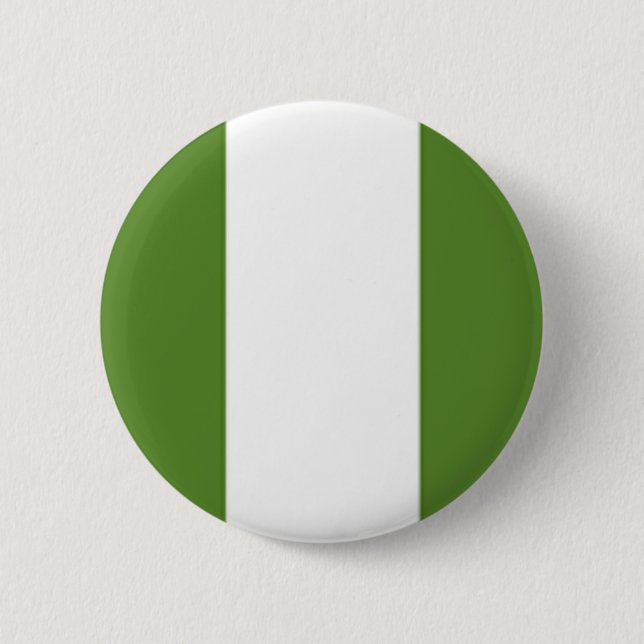 Nigerian Flag 6 Cm Round Badge (Front)