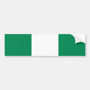 Nigerian Flag Bumper Sticker