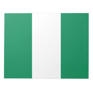 Nigerian Flag Notepad