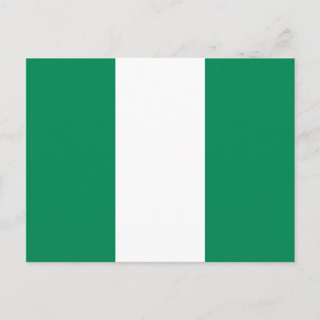 Nigerian Flag Postcard (Front)