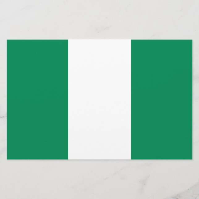 Nigerian Flag Stationery (Front)