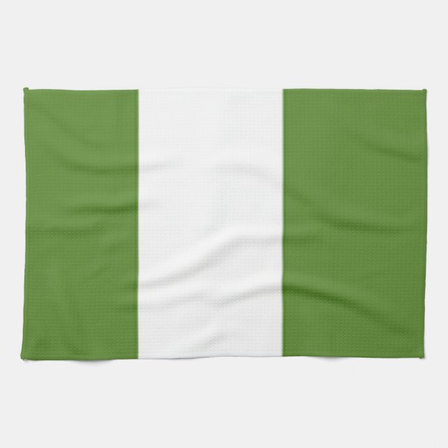 Nigerian Flag Tea Towel (Horizontal)