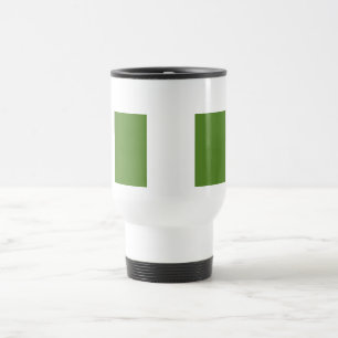 Nigerian Flag Travel Mug
