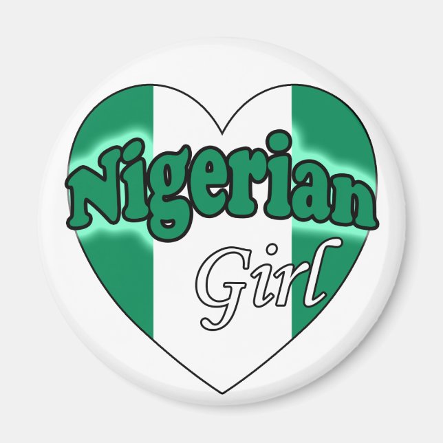 Nigerian Girl Magnet (Front)