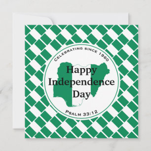 NIGERIAN INDEPENDENCE Celebrating Nigeria Holiday Card