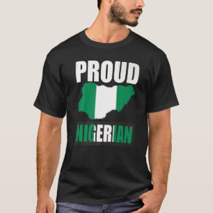 Nigerian Patriot Nigeria Flag In Heart Proud Niger T-Shirt
