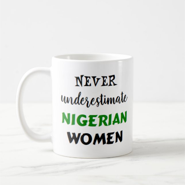 nigerian women coffee mug (Left)