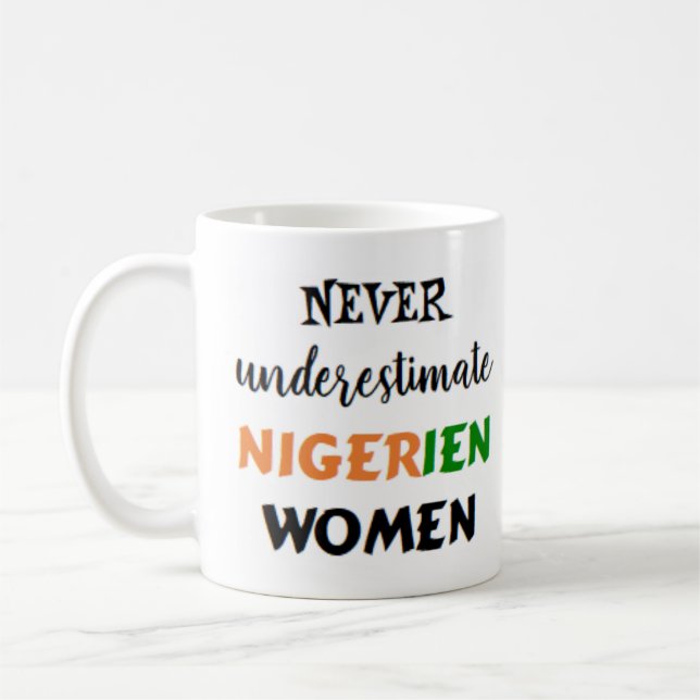 nigerien women coffee mug (Left)
