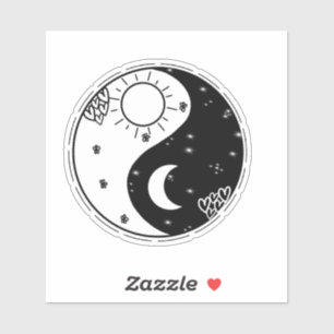Night and day yin and yang