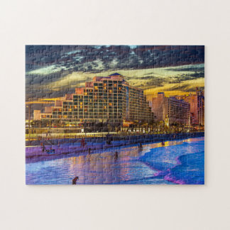 Night at Daytona Beach Jigsaw Puzzle