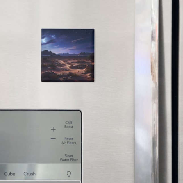 Night at Desert Magnet (In Situ (Fridge))
