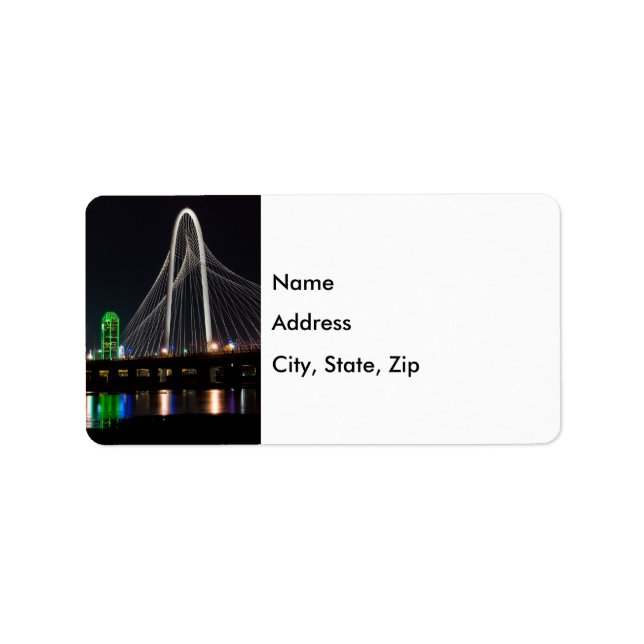 Night At Hunt Hill Address Label (Front)