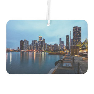 Night At Navy Pier Car Air Freshener