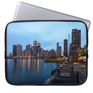 Night At Navy Pier Laptop Sleeve